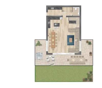 a floor plan of a building with at PointBreak Sleeps 12 with hot tub-Great celebration house-Dog friendly in Padstow
