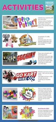 a flyer for a toy store with pictures of cars at 128 Hengar Manor in Bodmin