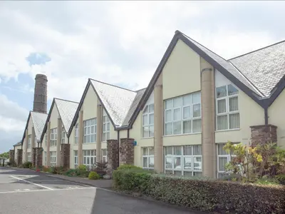 an image of a row of buildings at Pochin House Apartment Penthouse in St Austell