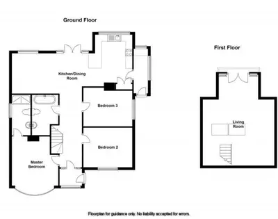 a floor plan of a house at Trevillian in Padstow