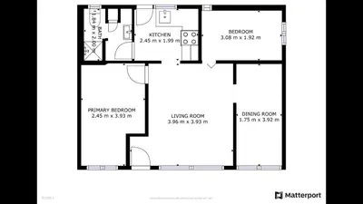 a floor plan of a house at A18 Bojago, Riviere Towans in Hayle