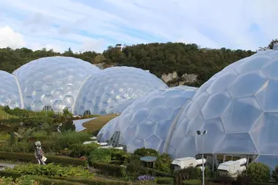 a group of domes at a botanical garden at Trewhiddle 40 - A Luxury Cottage by Together Travel in St Austell